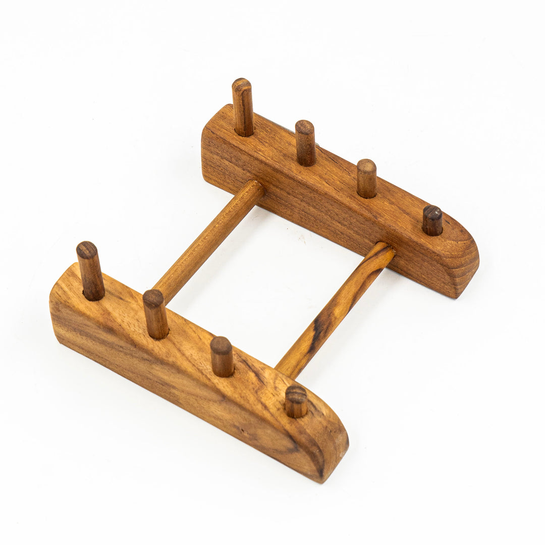 Yarah Teak Wood Plate Stand