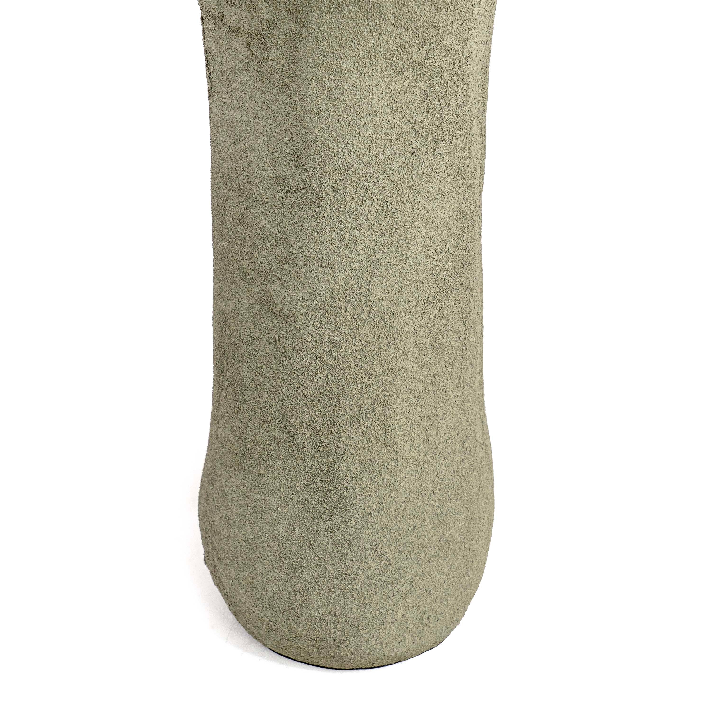 LUDIC GREEN TEXTURED VASE