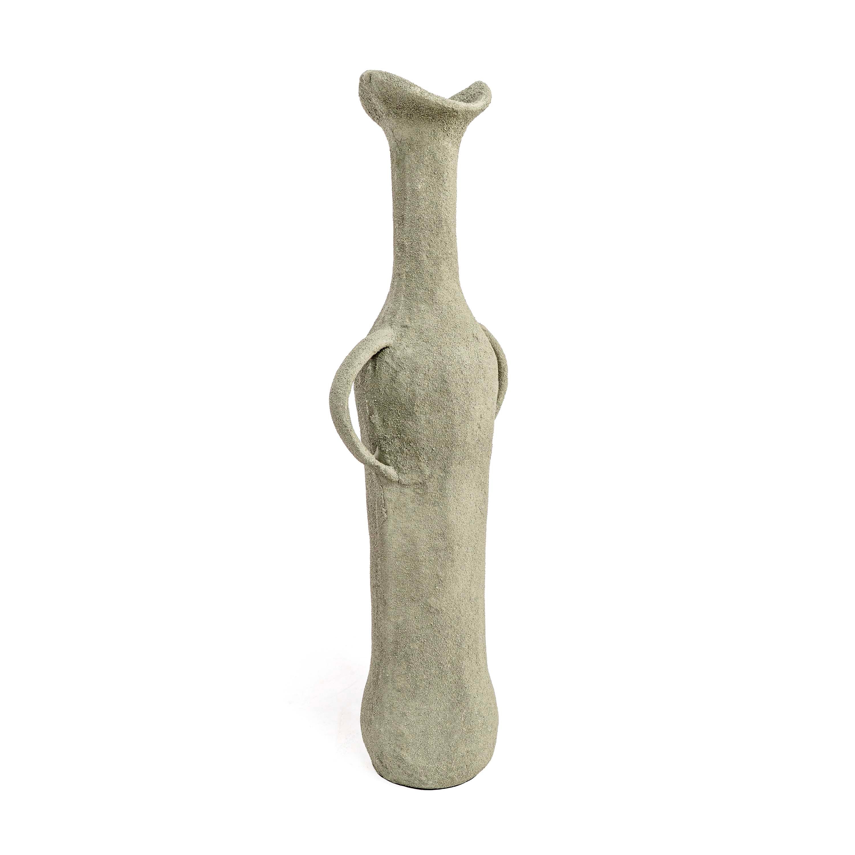 LUDIC GREEN TEXTURED VASE