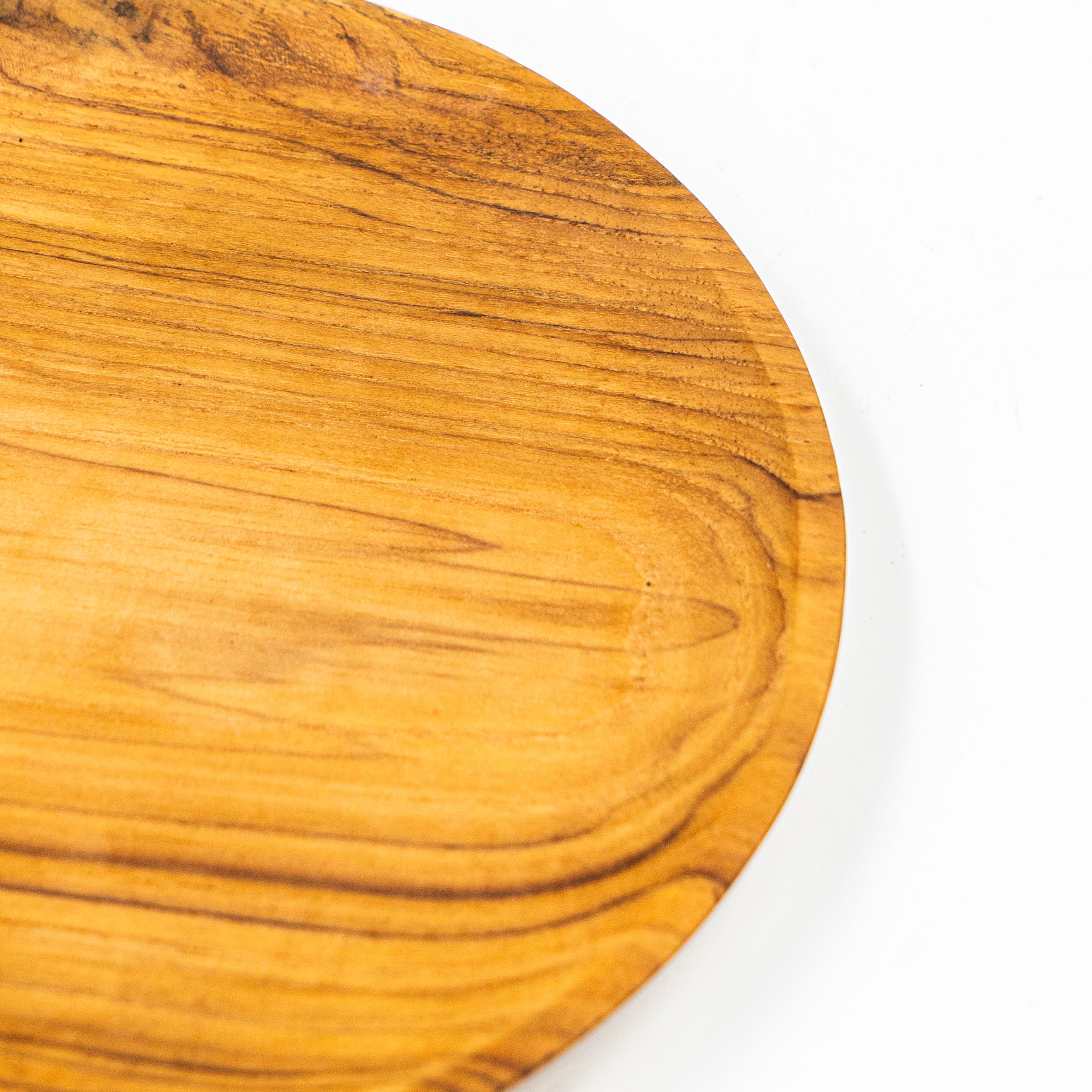 Yarah Teak Wood Round Plate