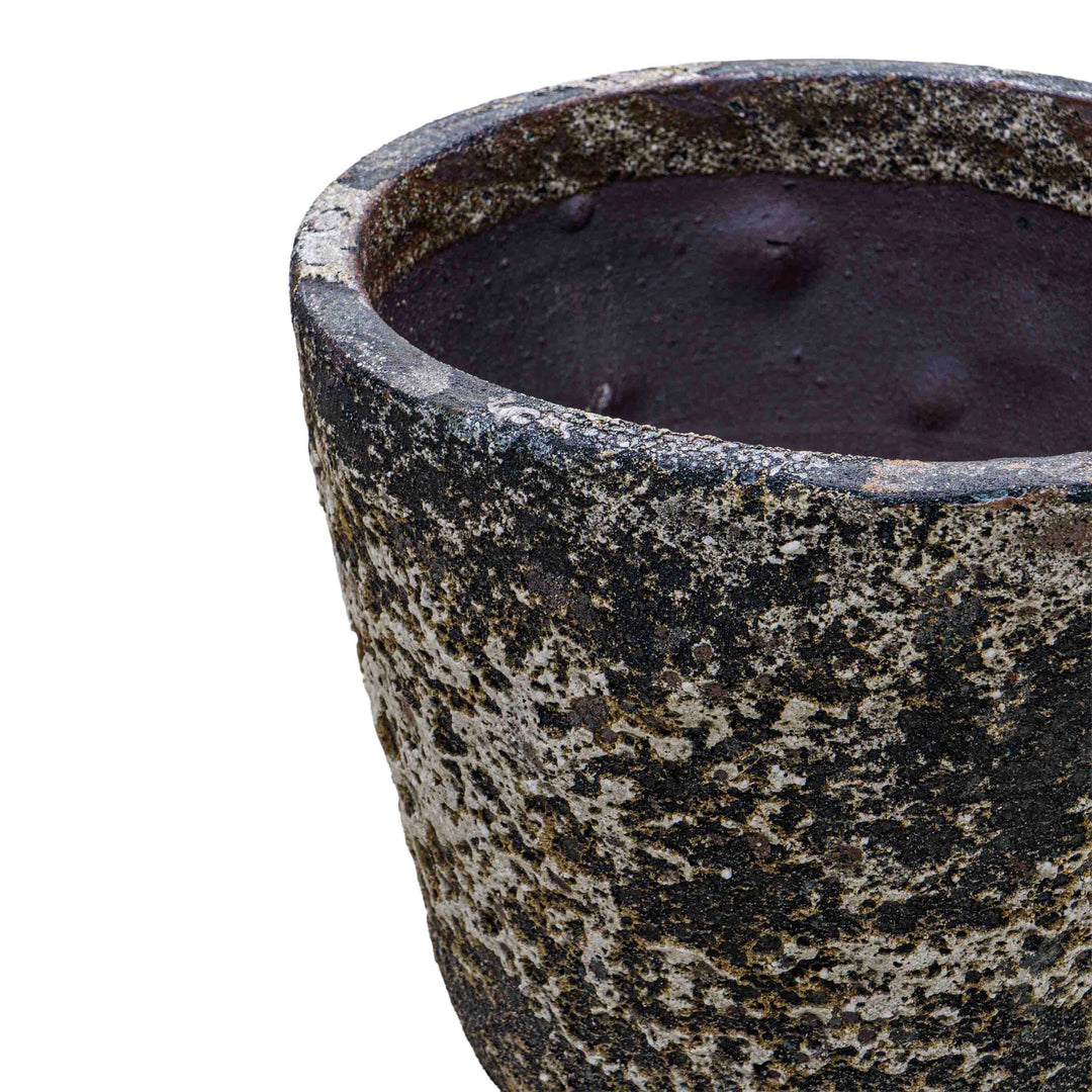 Bubbled Textured Ceramic Pot