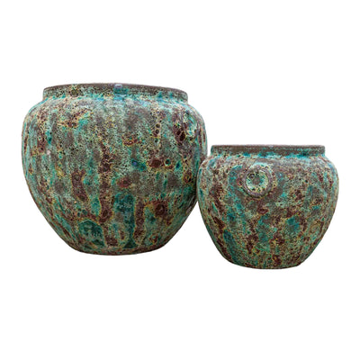 Bubble Textured Ceramic Pot