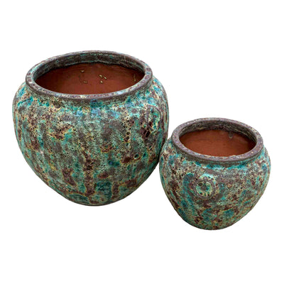 Bubble Textured Ceramic Pot