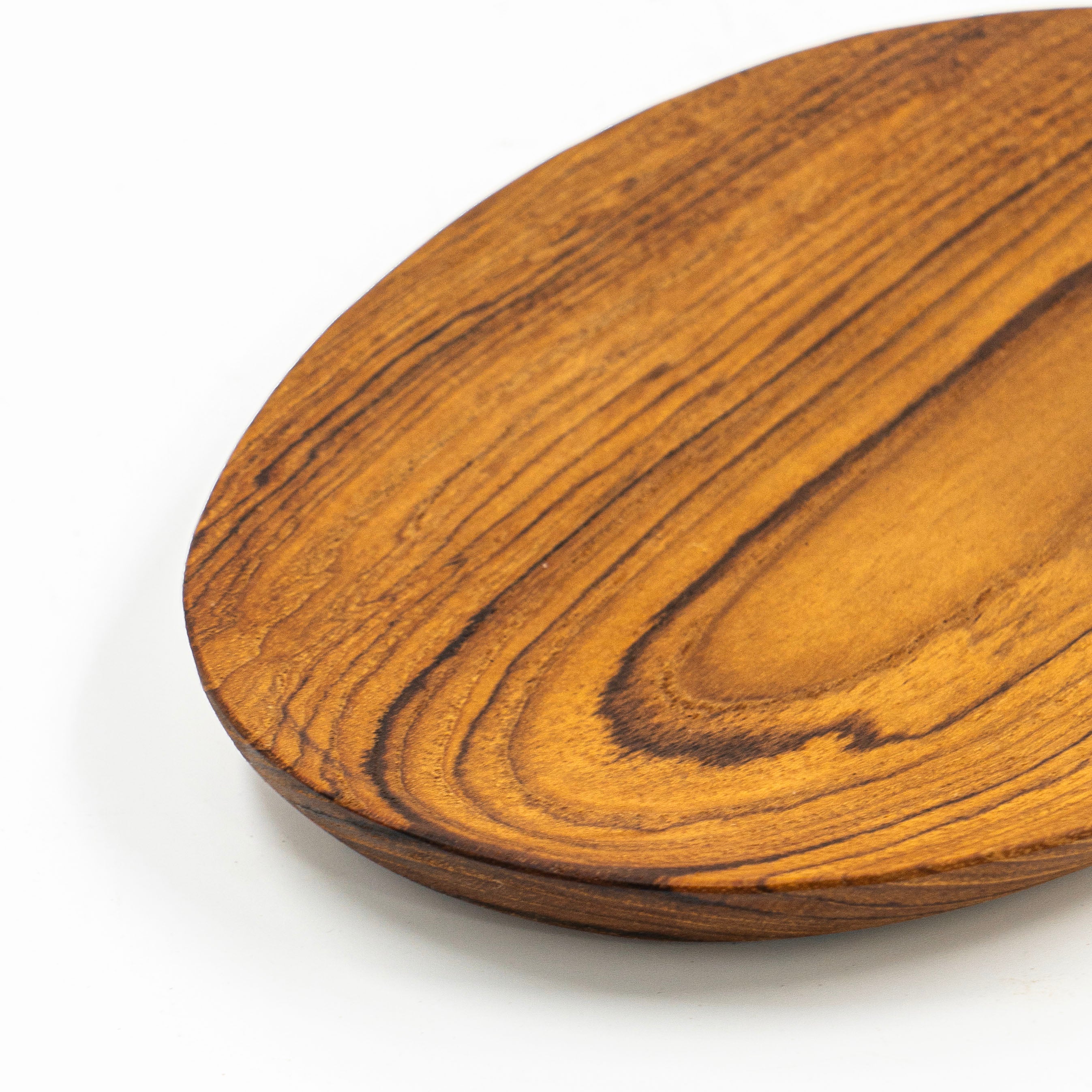 Yarah Teak Wood Oval Plate
