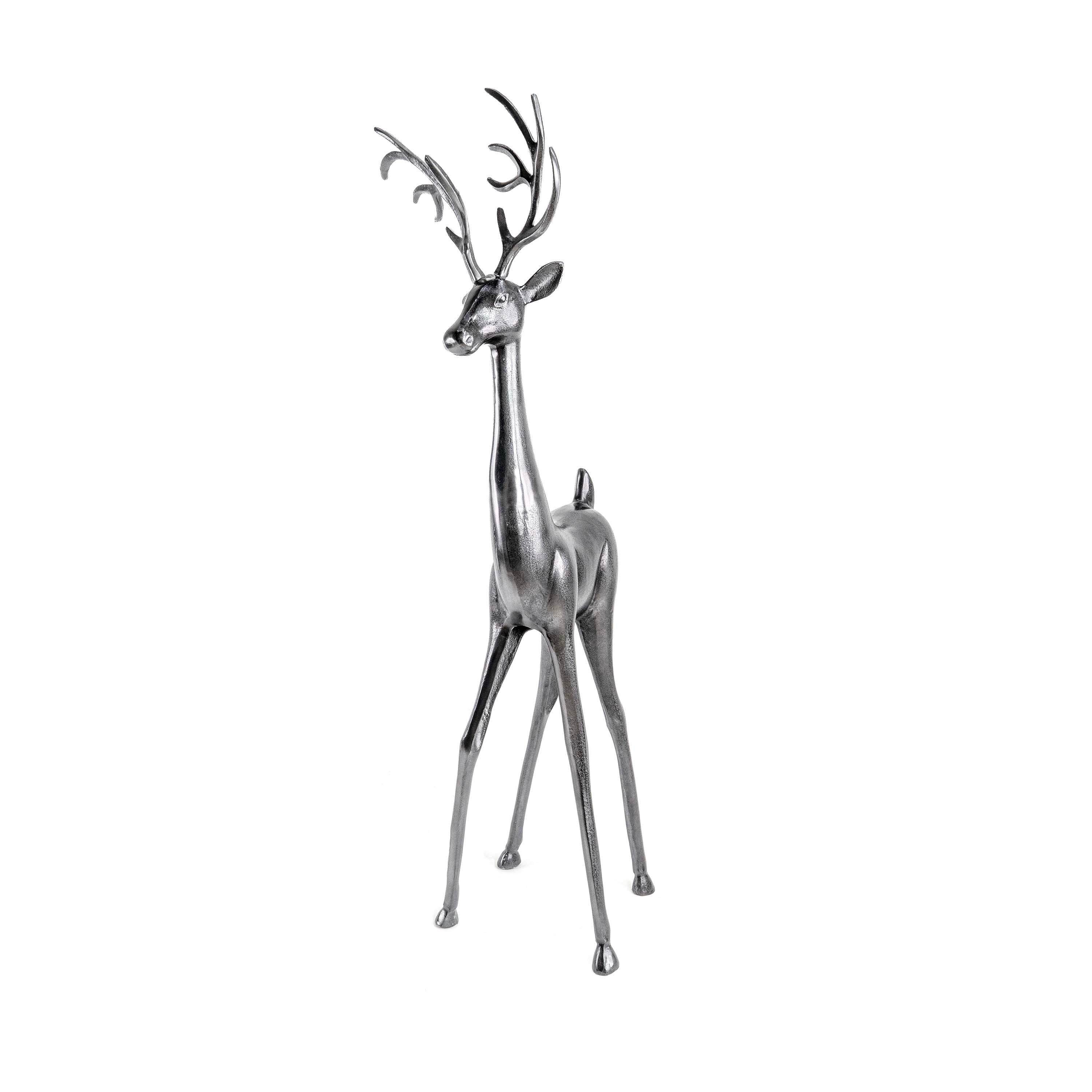 NORTH REINDEER IN BLACK NICKLE
