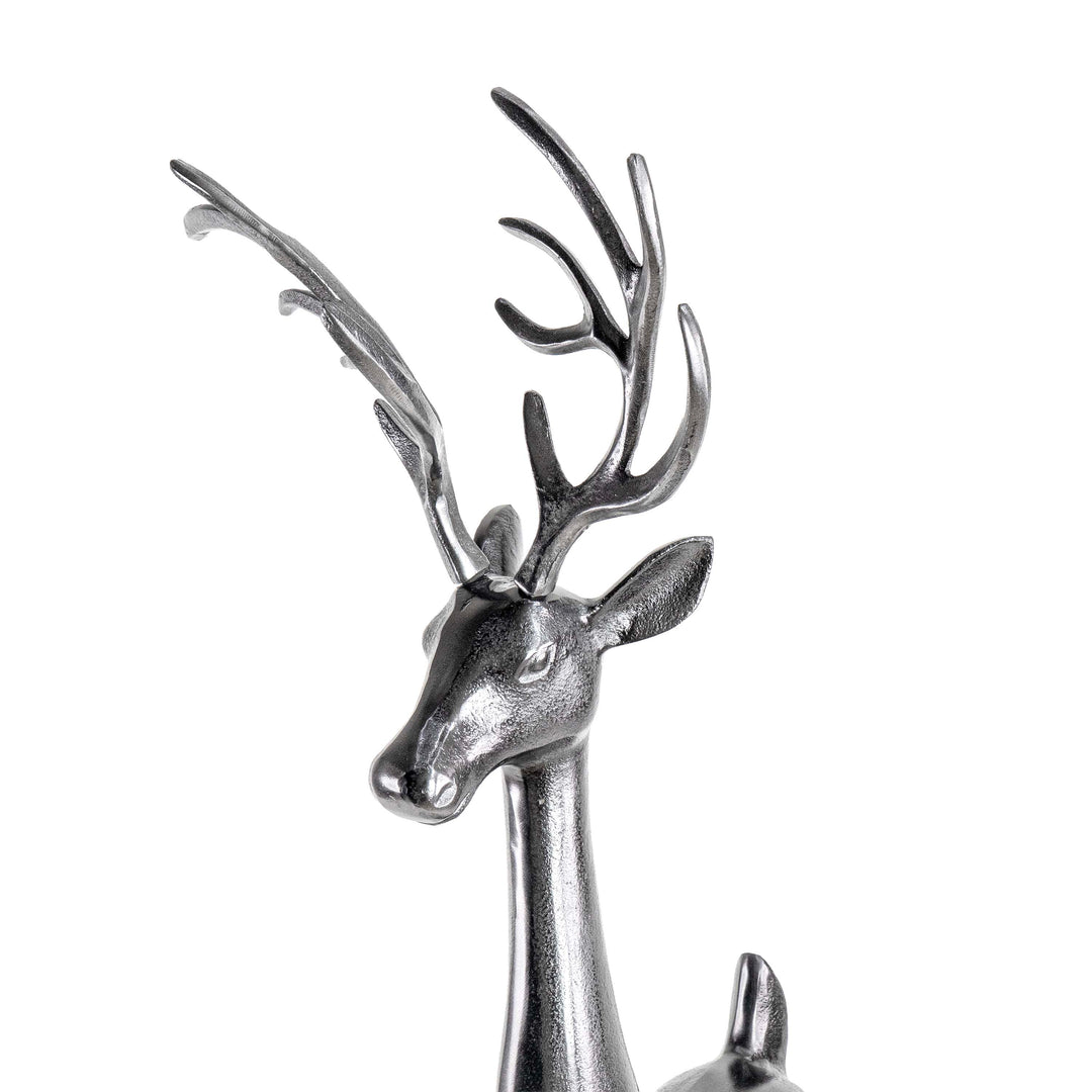 NORTH REINDEER IN BLACK NICKLE