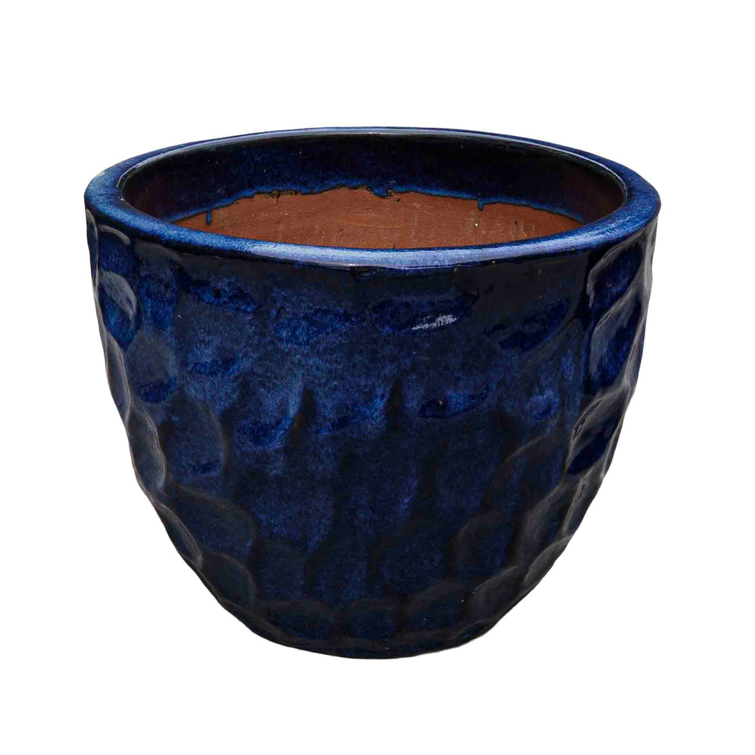 Indigo Pearl Ceramic Pot