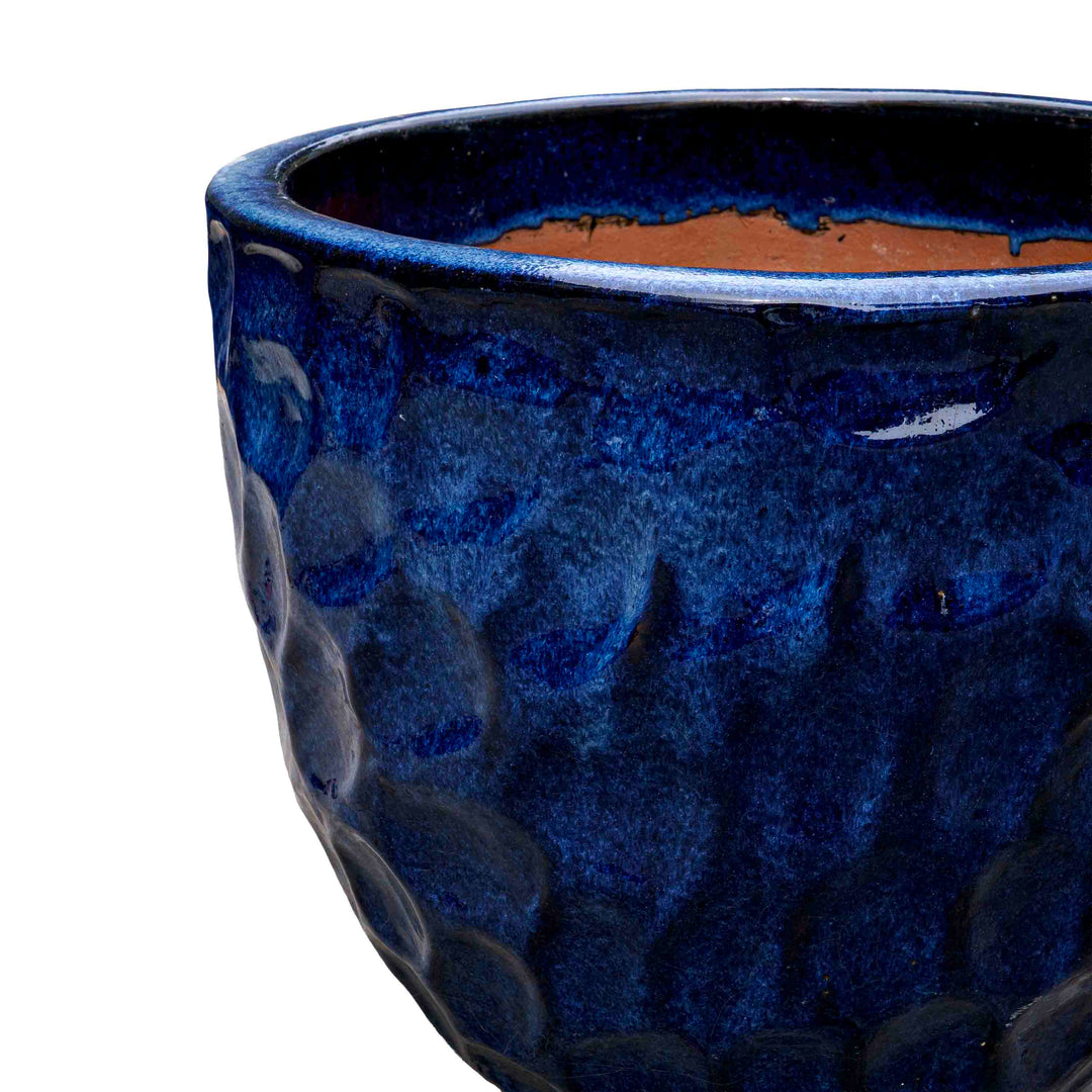 Indigo Pearl Ceramic Pot