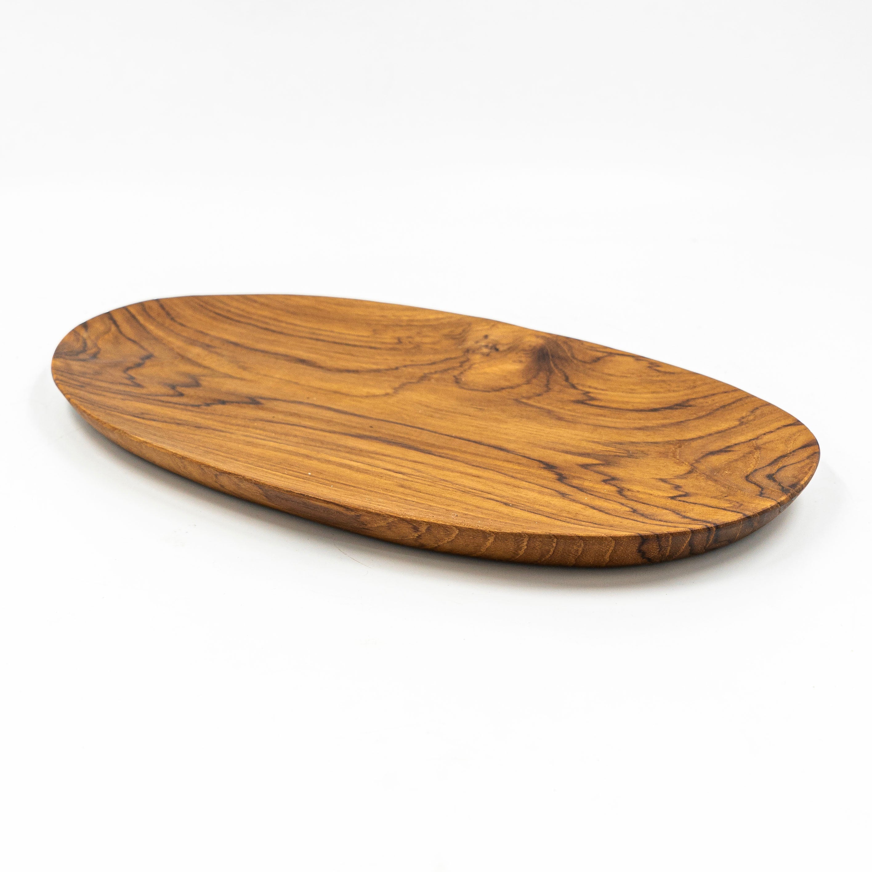 Yarah Teak Wood Oval Plate