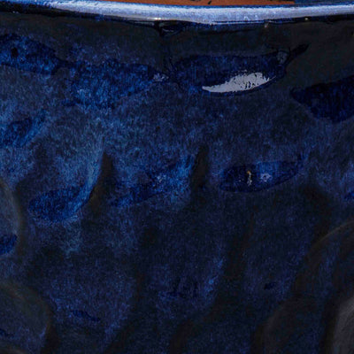 Indigo Pearl Ceramic Pot