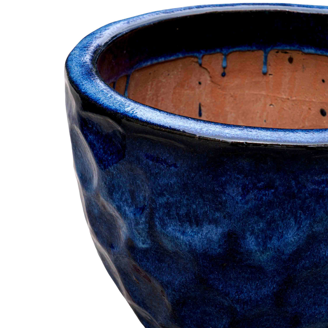 Indigo Pearl Ceramic Pot