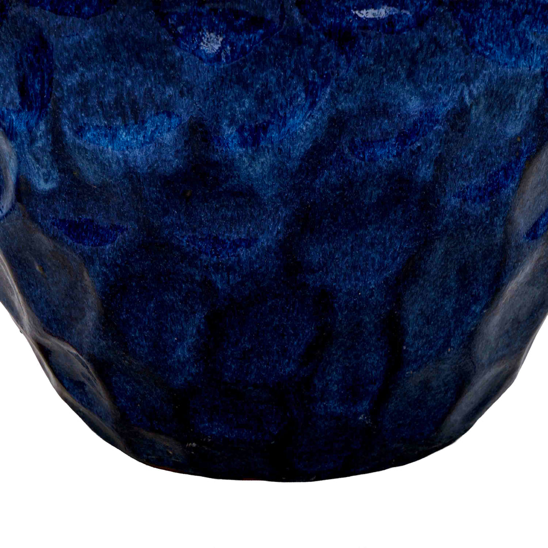 Indigo Pearl Ceramic Pot