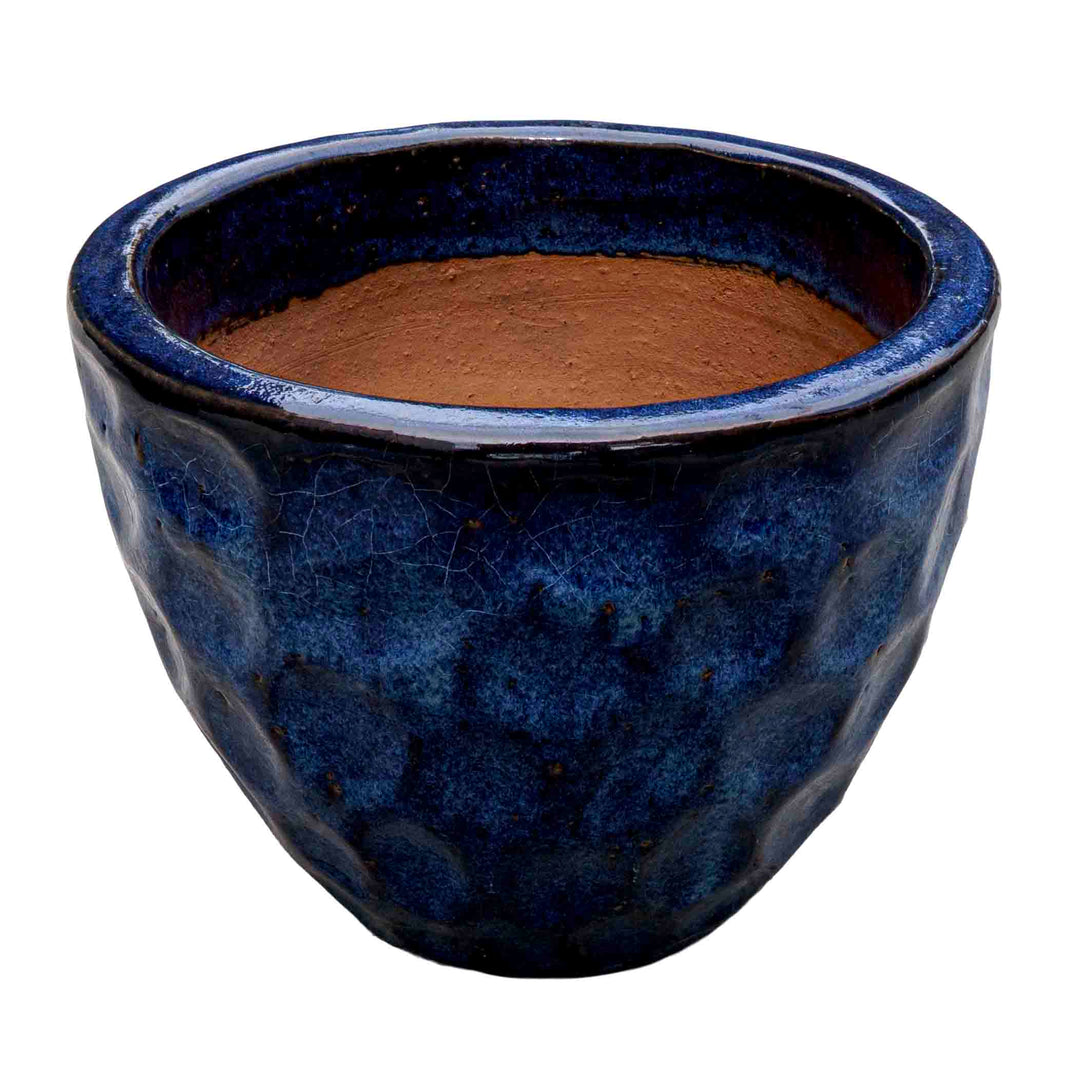 Indigo Pearl Ceramic Pot