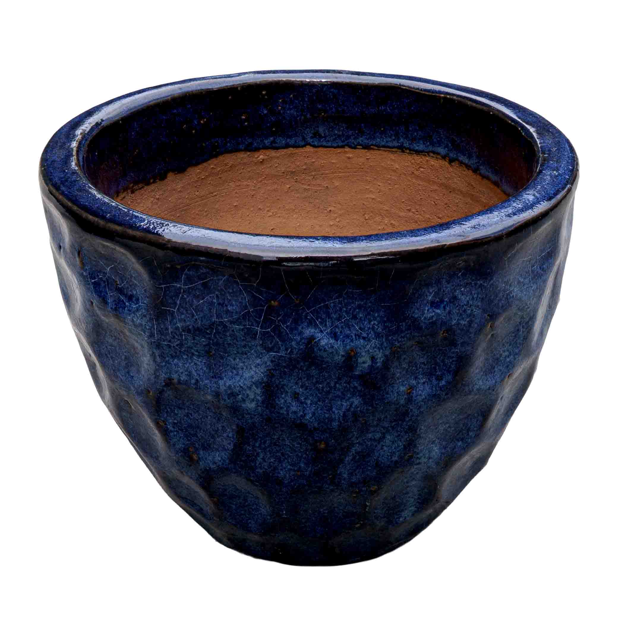 Indigo Pearl Ceramic Pot