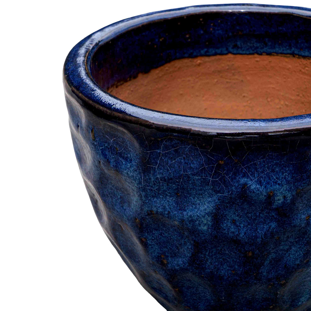 Indigo Pearl Ceramic Pot