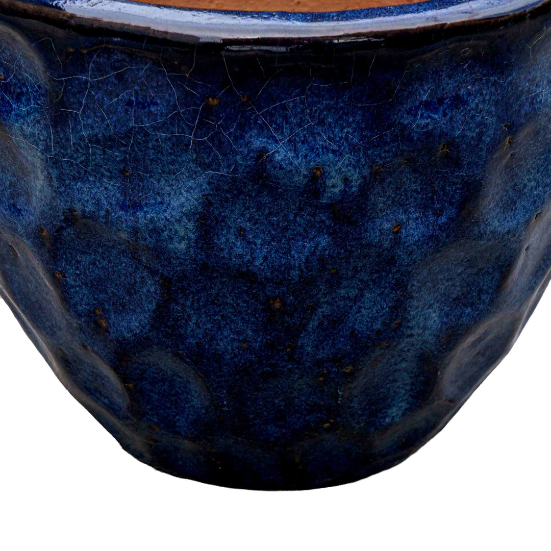 Indigo Pearl Ceramic Pot