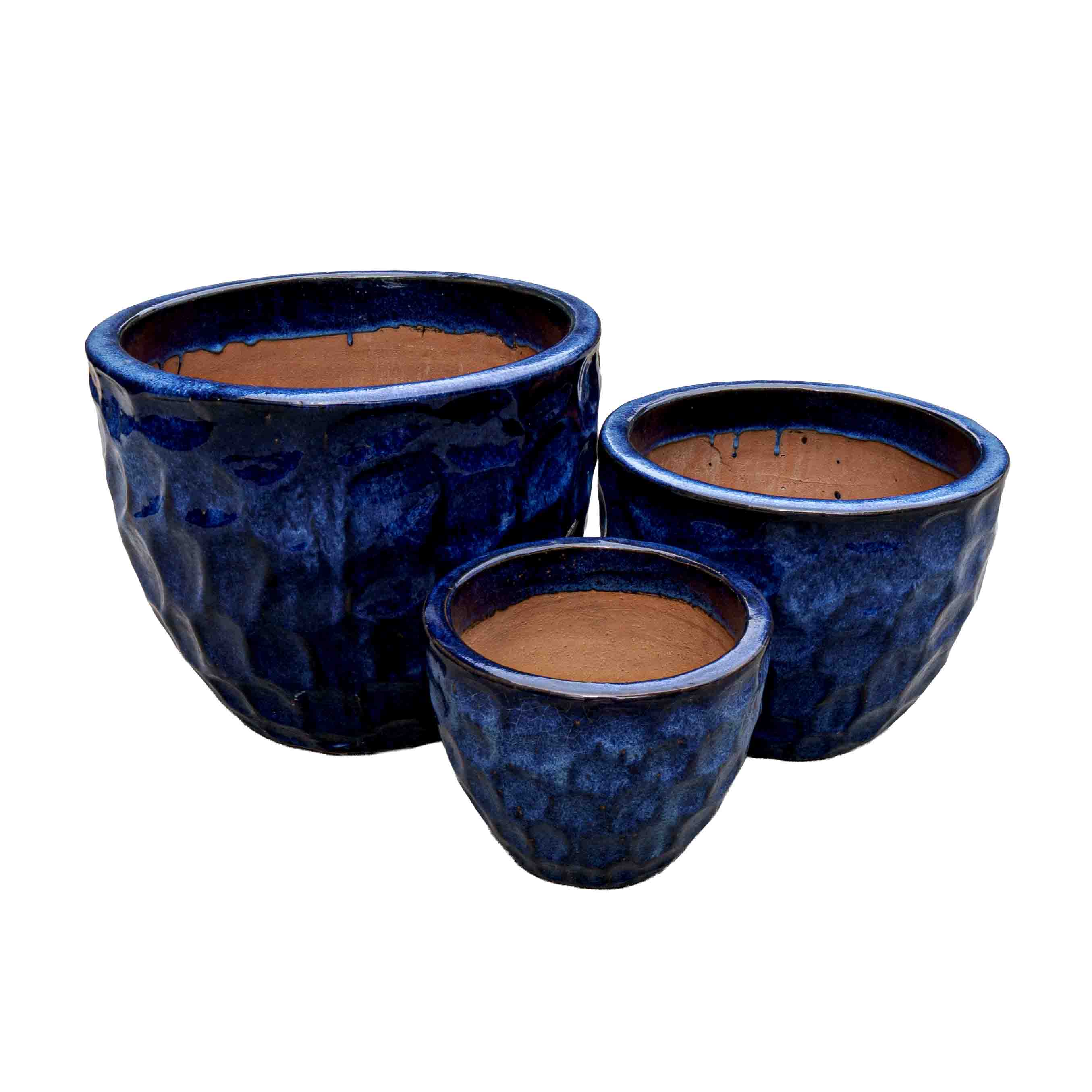Indigo Pearl Ceramic Pot