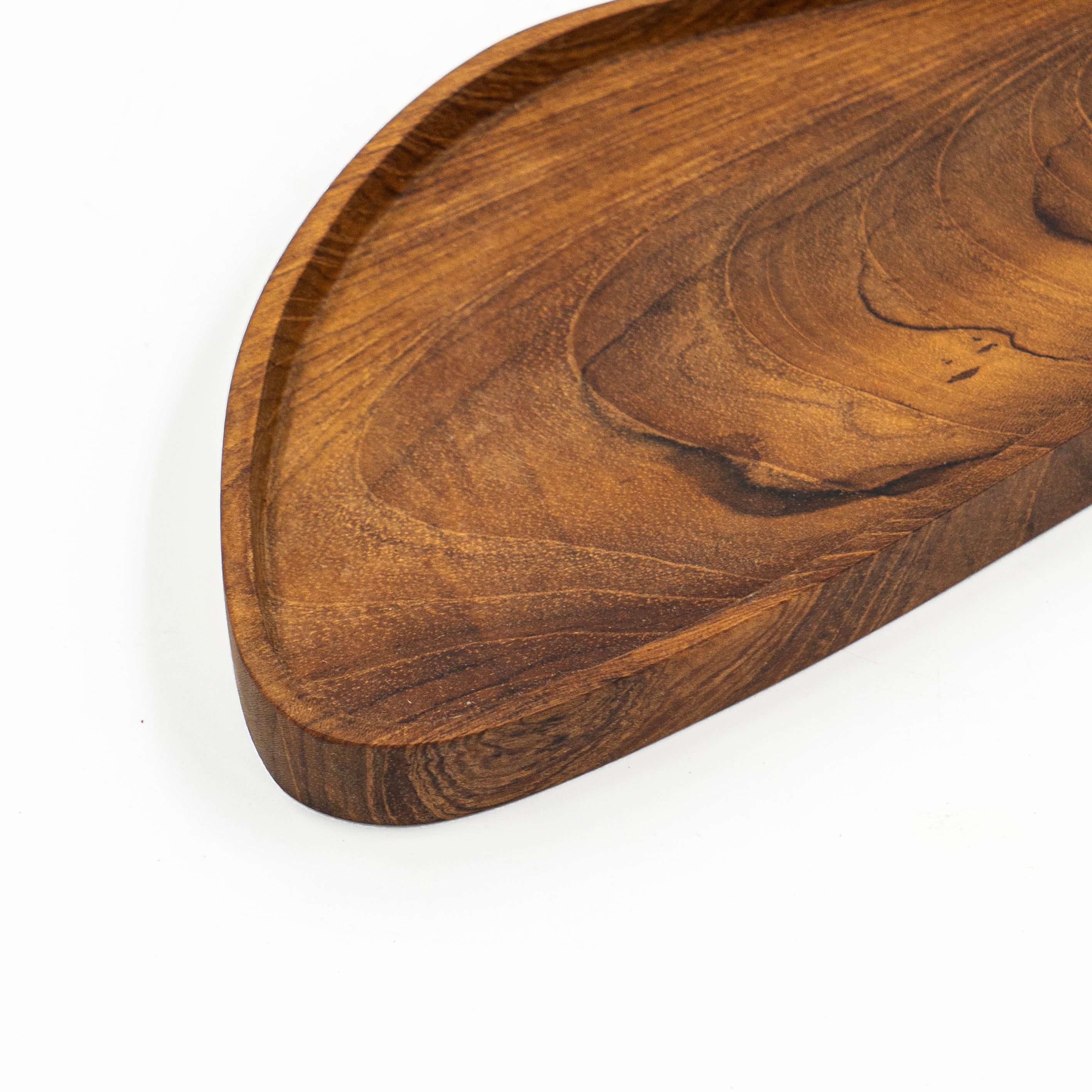Yarah Teak Wood Trippy Plate