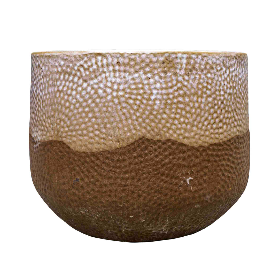 Walnut Glow Ceramic Pot