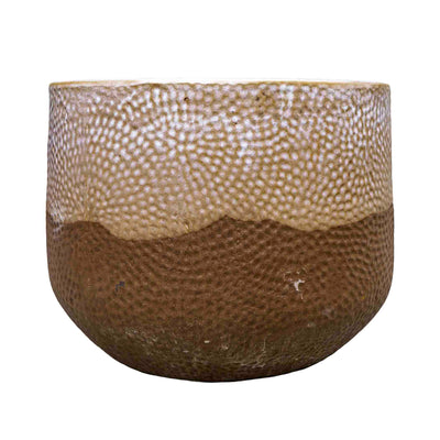 Walnut Glow Ceramic Pot