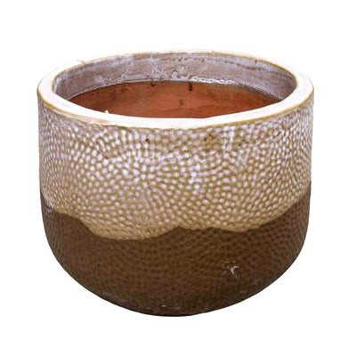 Walnut Glow Ceramic Pot