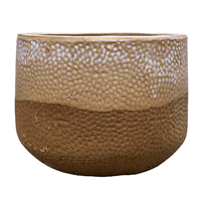 Walnut Glow Ceramic Pot