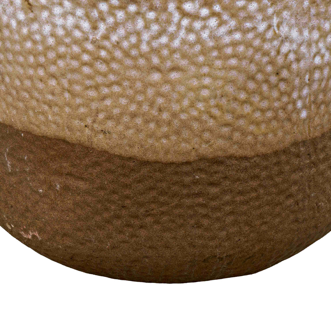Walnut Glow Ceramic Pot