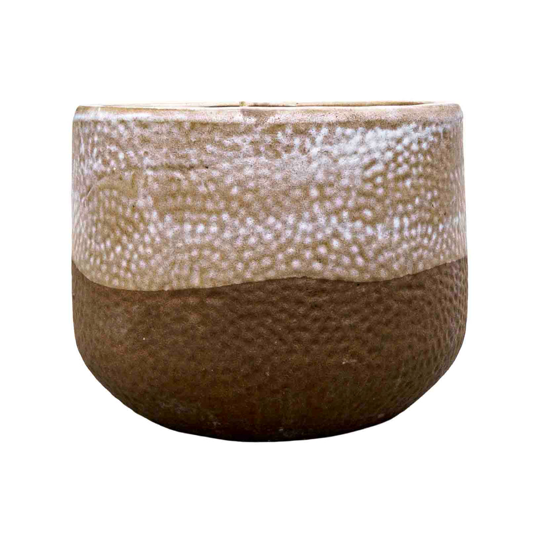 Walnut Glow Ceramic Pot