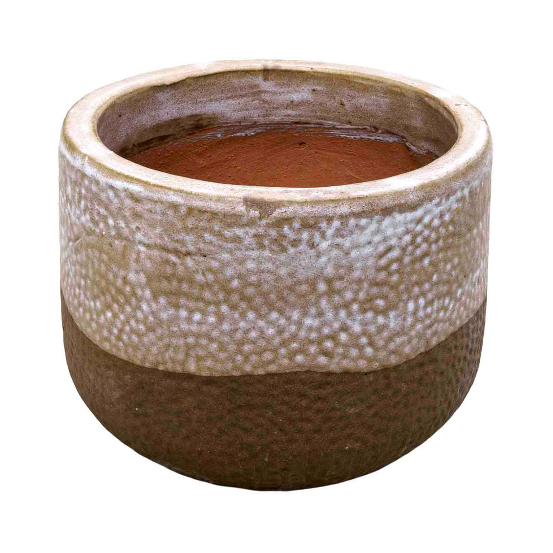 Walnut Glow Ceramic Pot