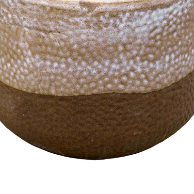 Walnut Glow Ceramic Pot