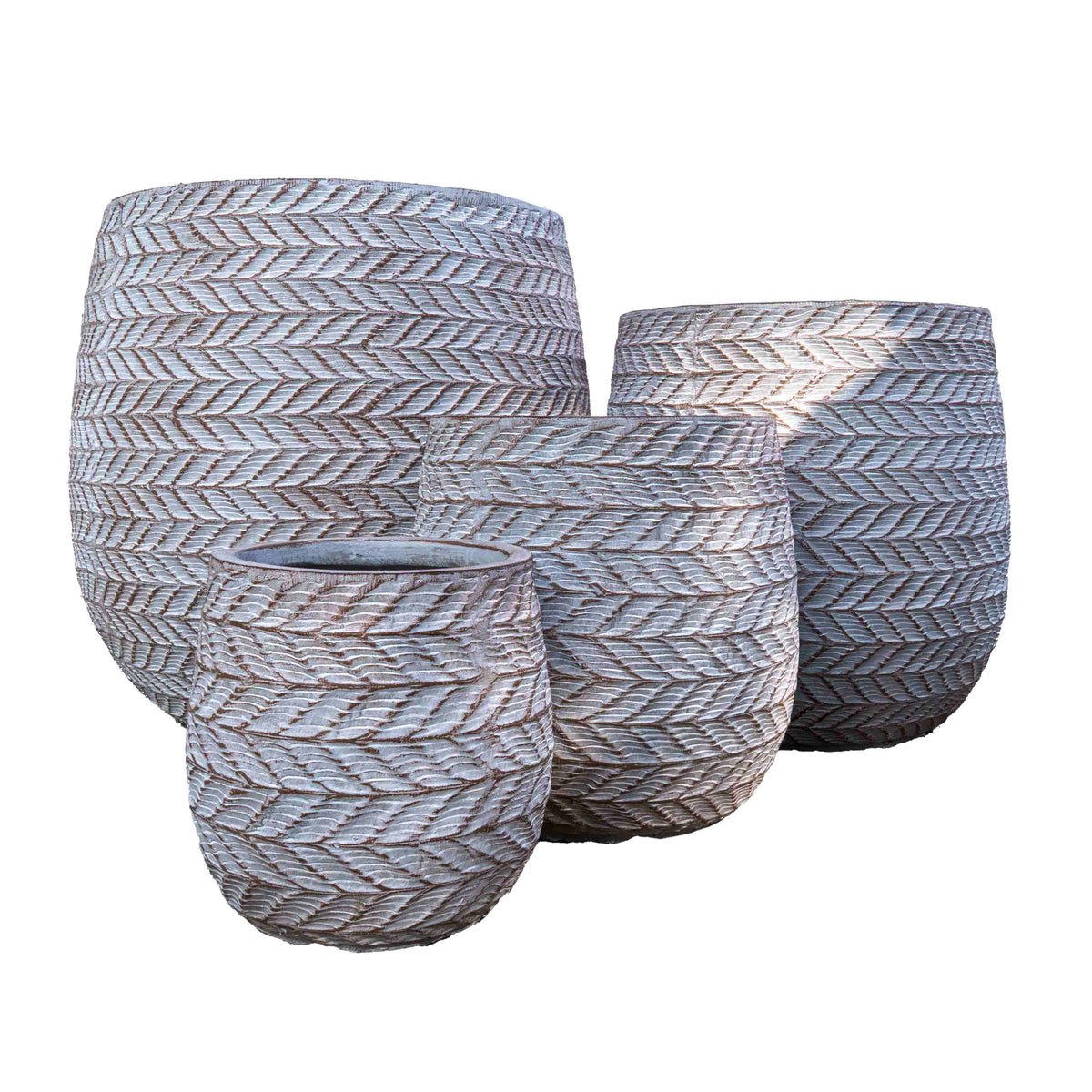 TESSA CHEVRON PLANTER