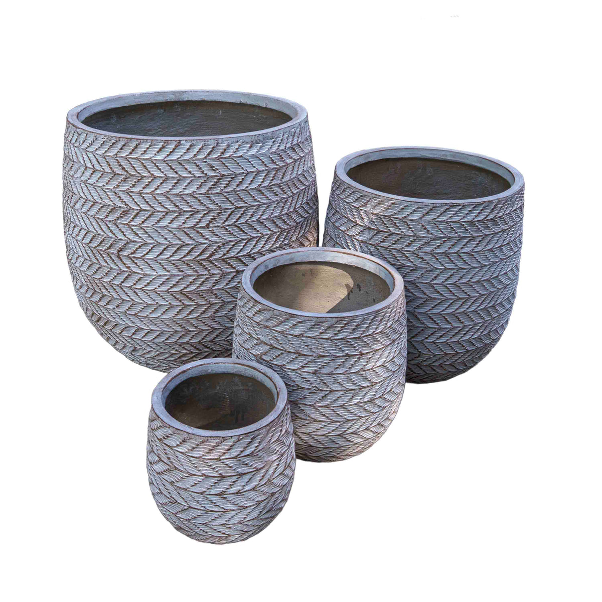 TESSA CHEVRON PLANTER