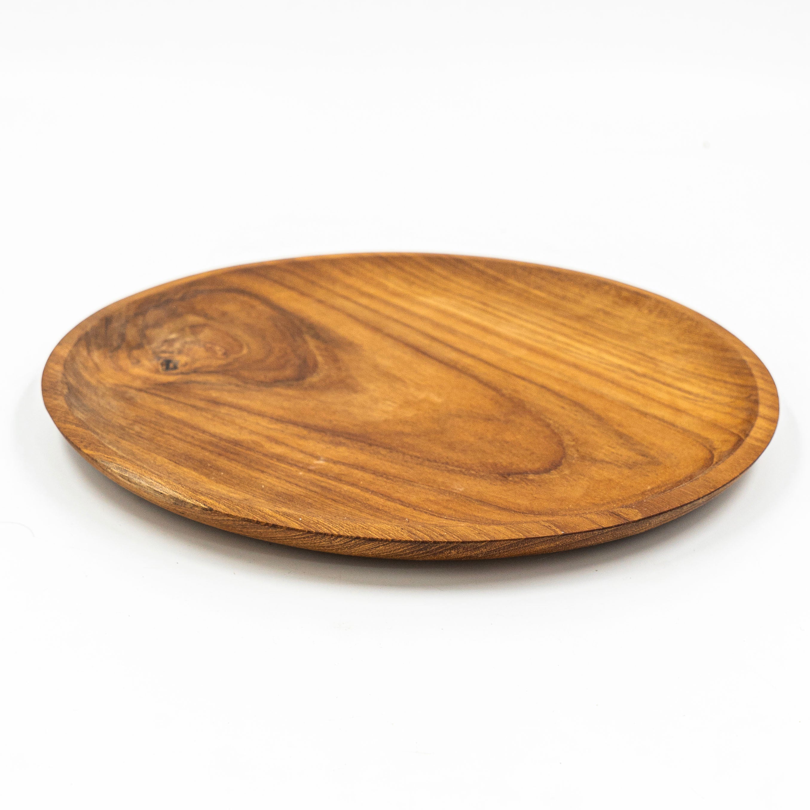 Yarah Teak Wood Round Plate