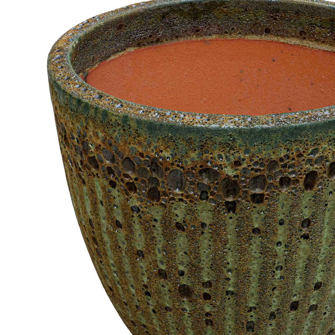Moss Green Ceramic Pot