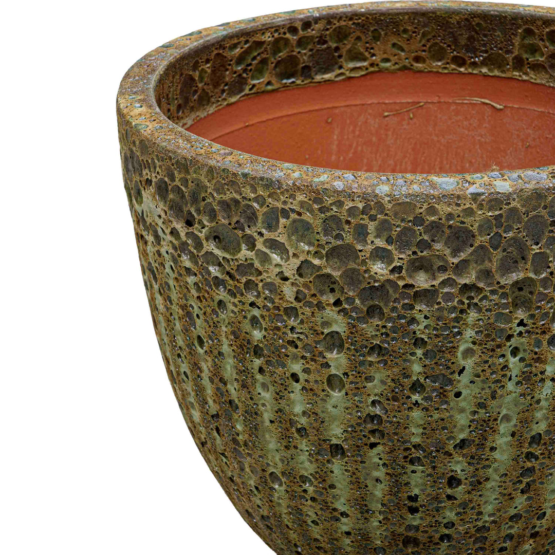 Moss Green Ceramic Pot