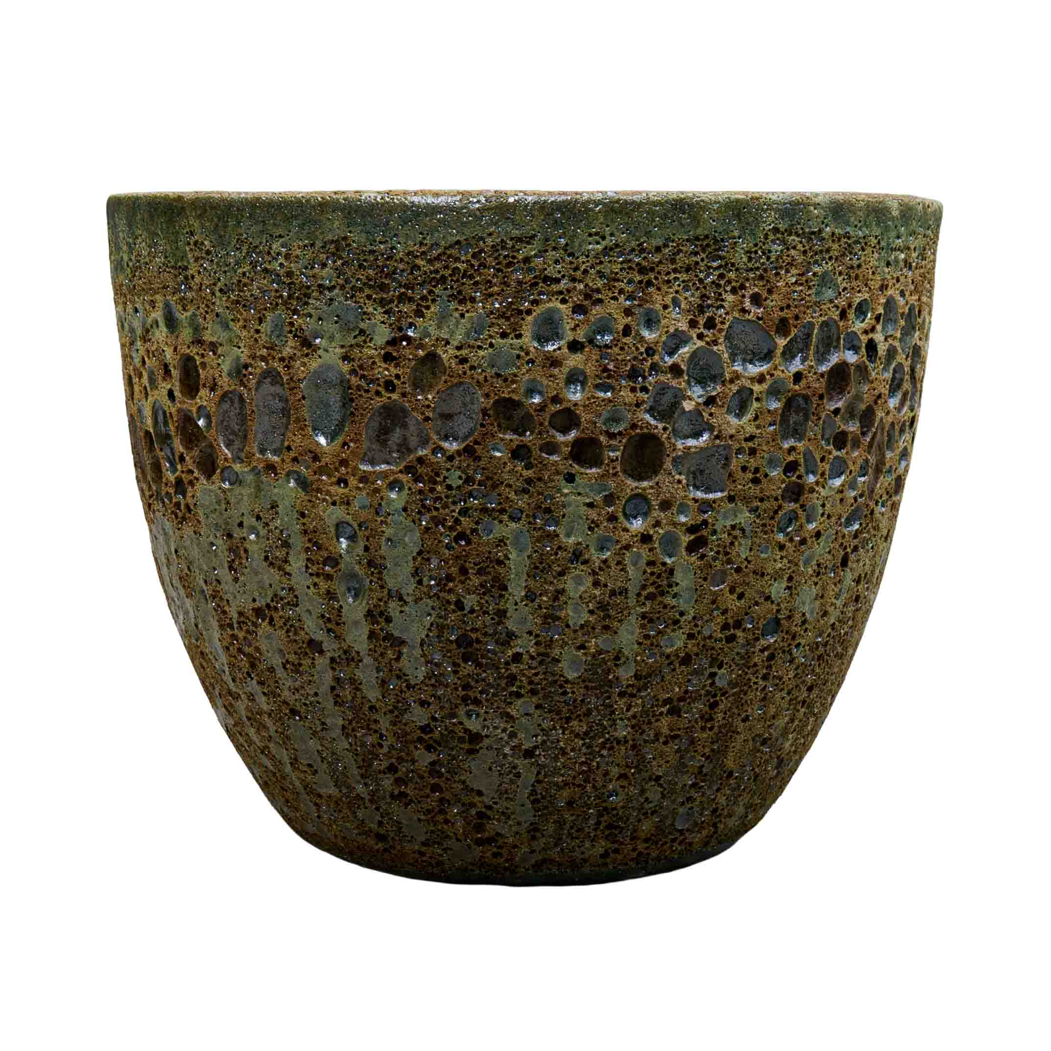 Moss Green Ceramic Pot