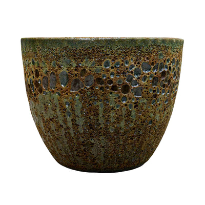 Moss Green Ceramic Pot