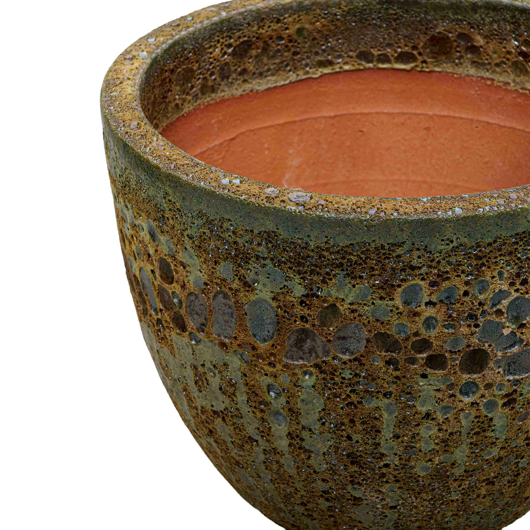 Moss Green Ceramic Pot
