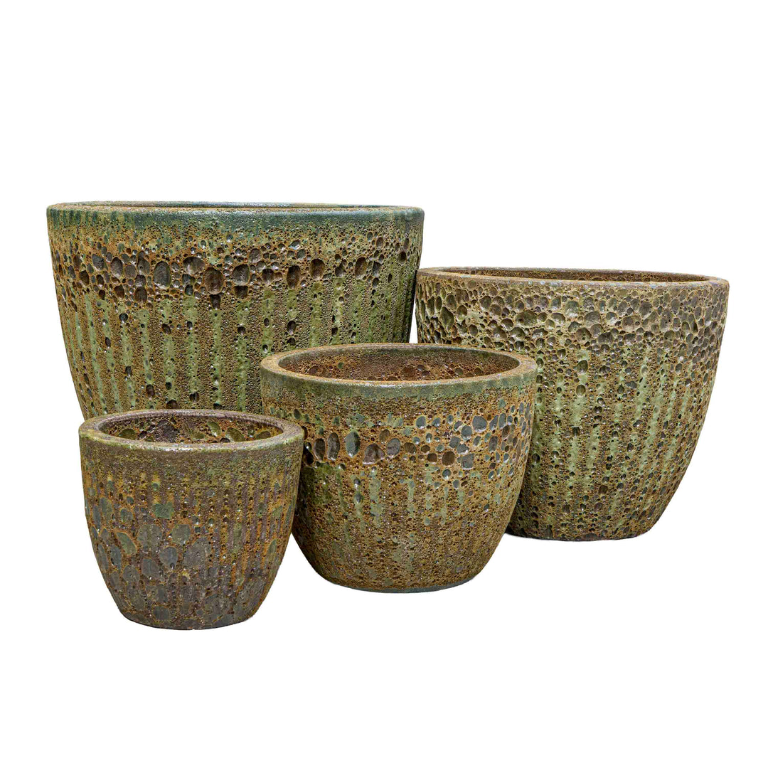 Moss Green Ceramic Pot