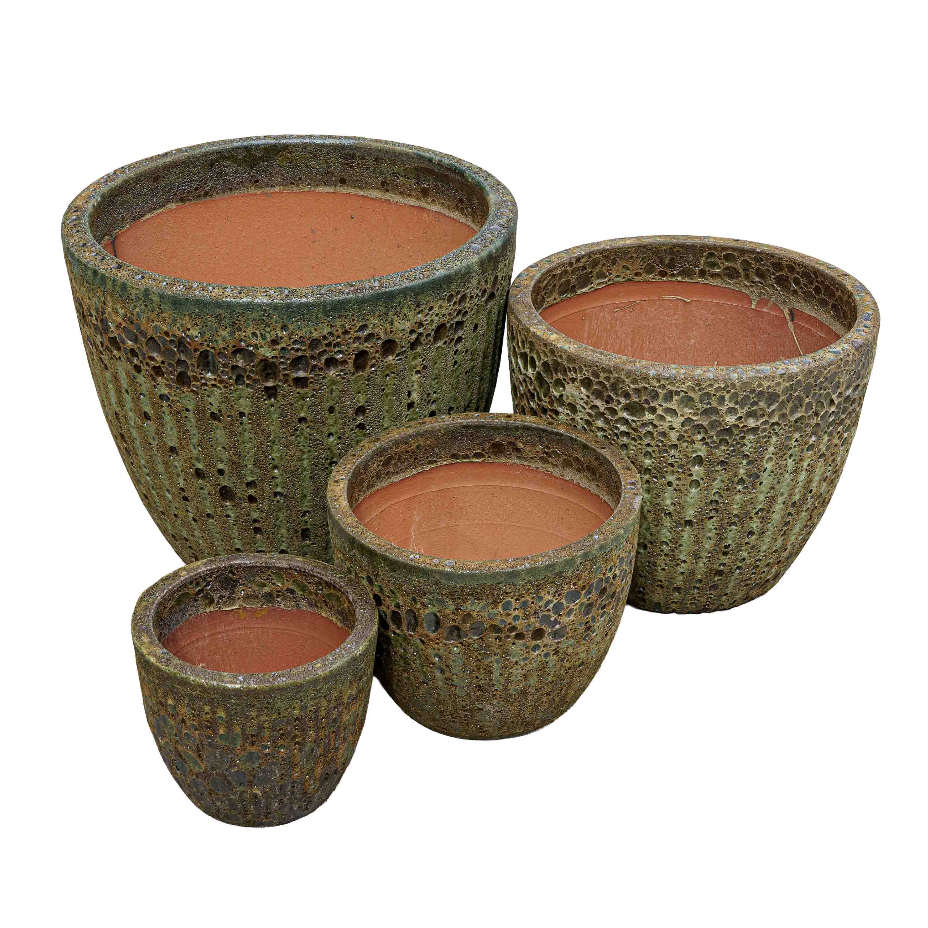 Moss Green Ceramic Pot