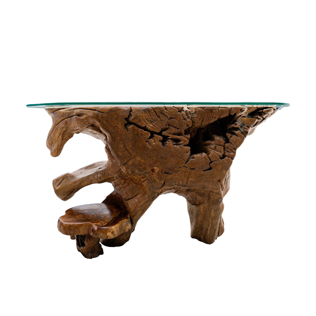 Ahvi Teak Wood Console - 4 Feet