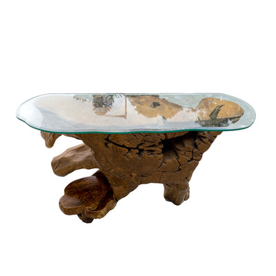 Ahvi Teak Wood Console - 4 Feet