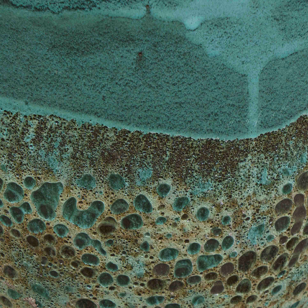 Emerald Hue Ceramic Pot