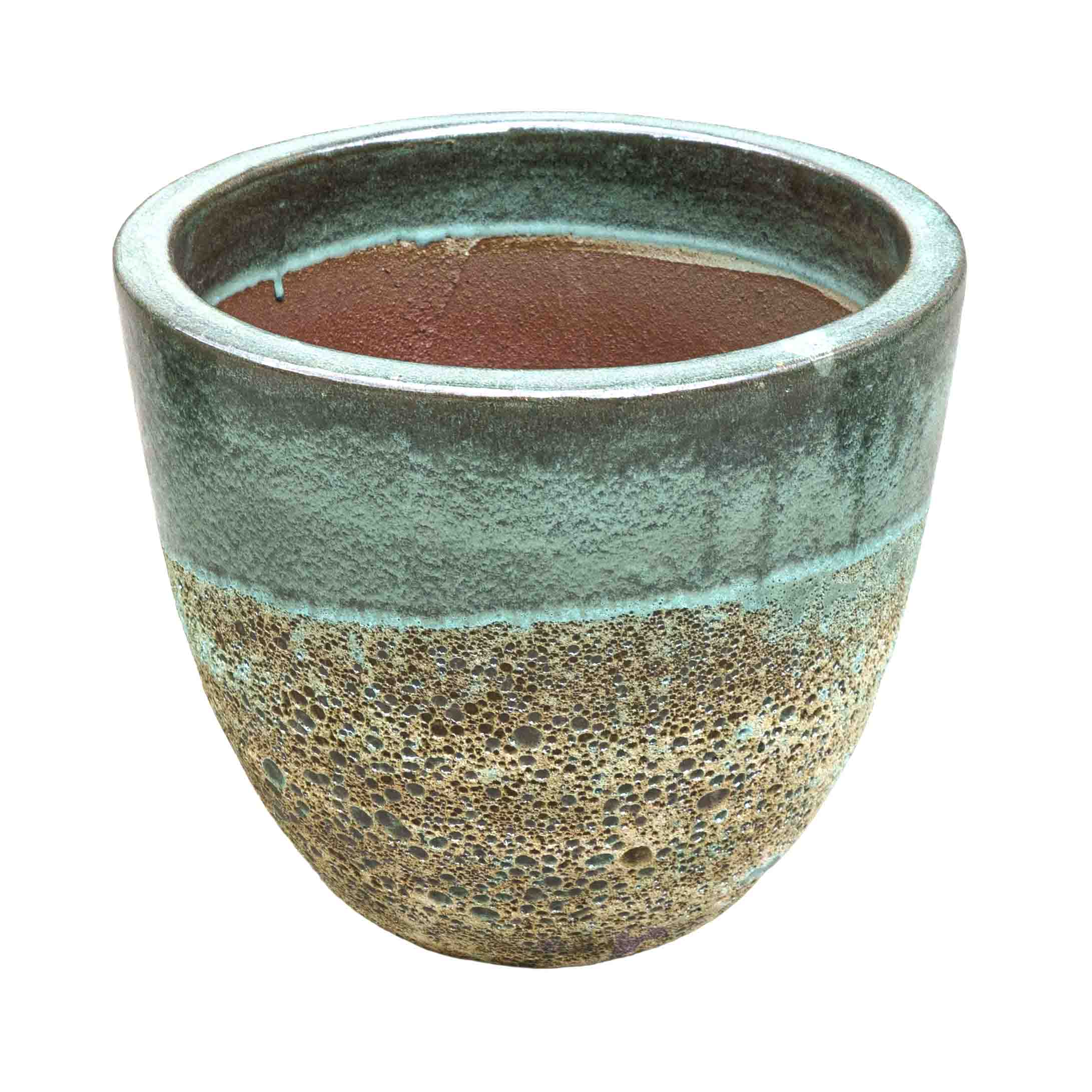 Emerald Hue Ceramic Pot