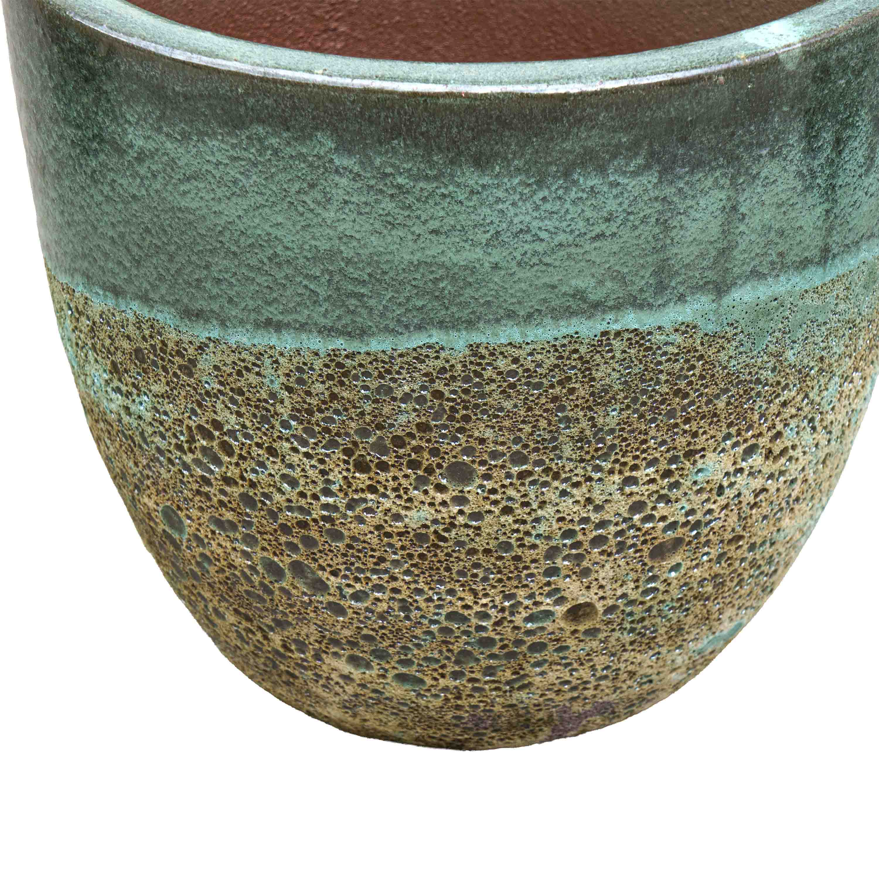 Emerald Hue Ceramic Pot