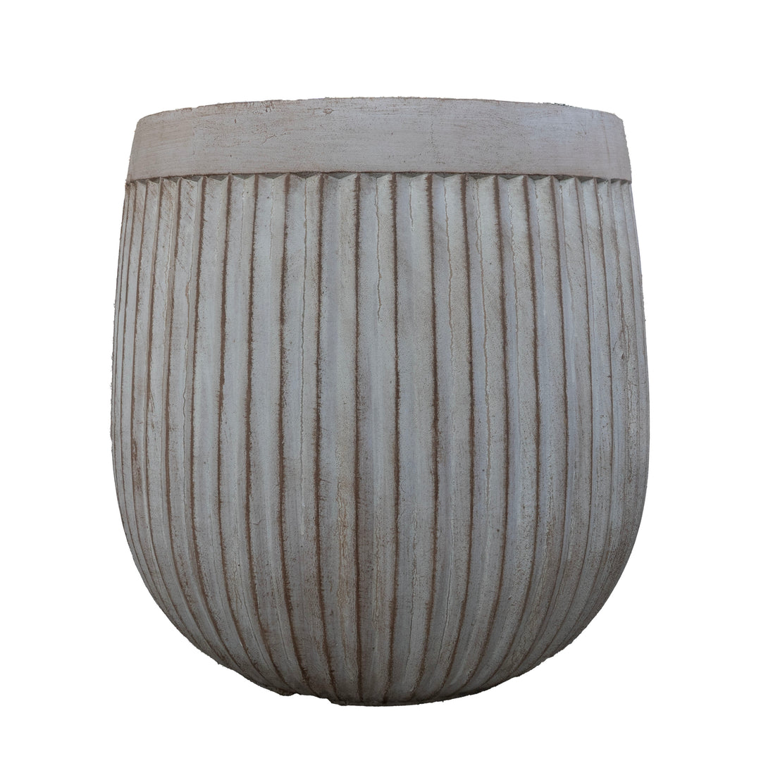 Lola Ribbed U Planter