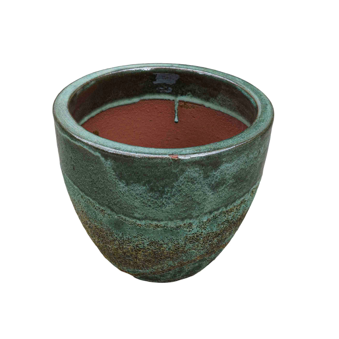 Emerald Hue Ceramic Pot