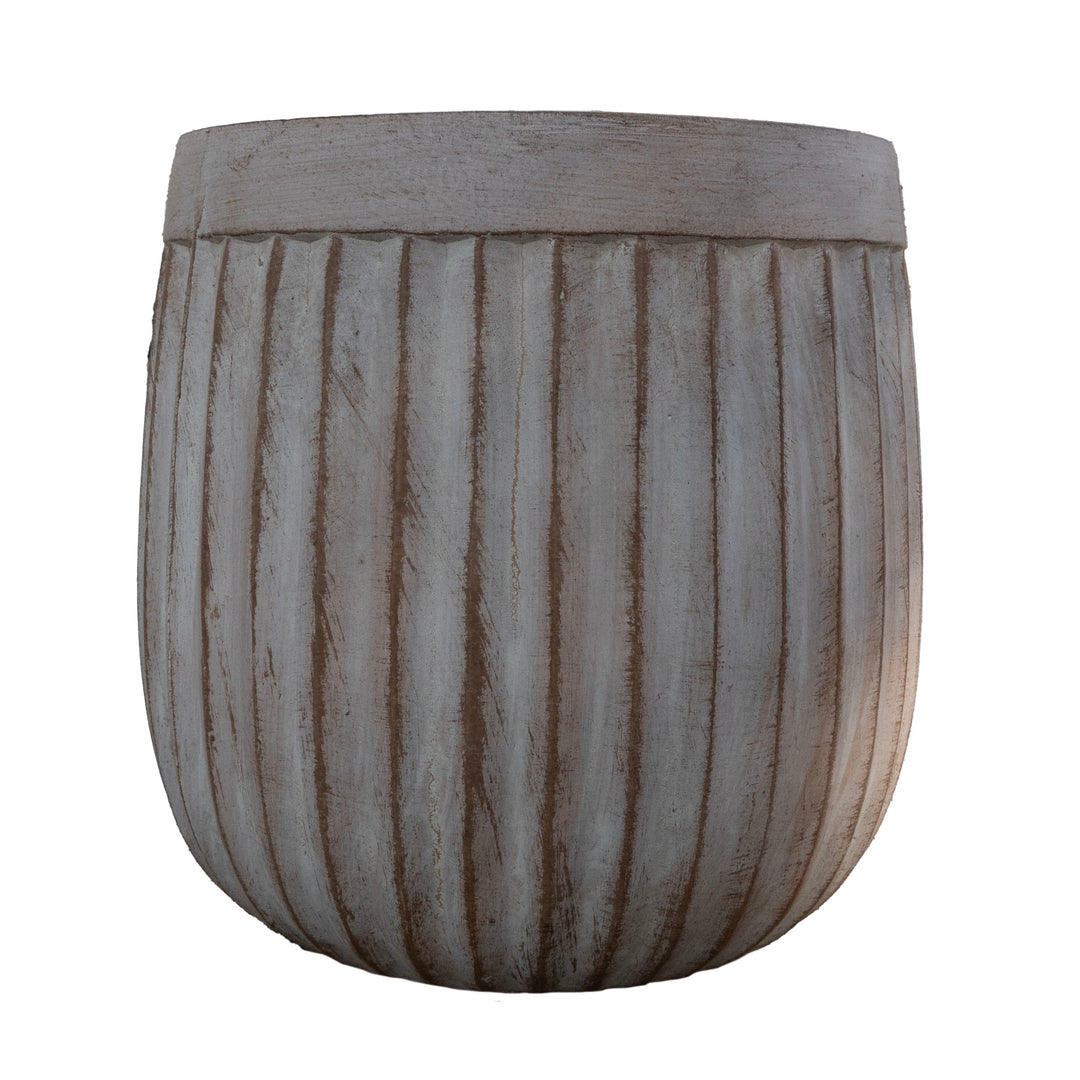 Lola Ribbed U Planter