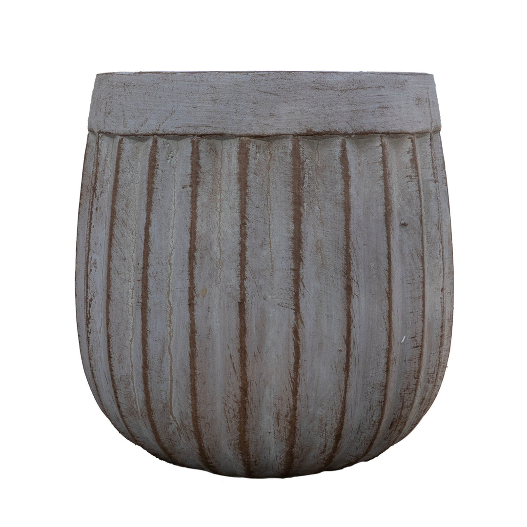 Lola Ribbed U Planter