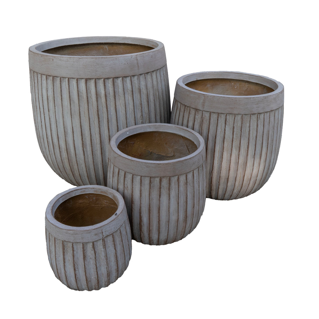 Lola Ribbed U Planter